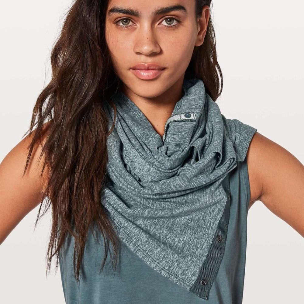 Lululemon Vinyasa Scarf *Rulu | Heathered Gravity | NWOT